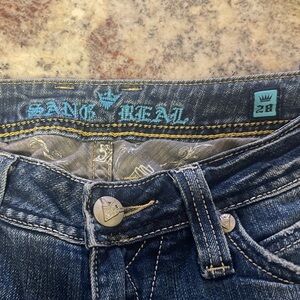 Sang Real Blue Denim Jeans size 28